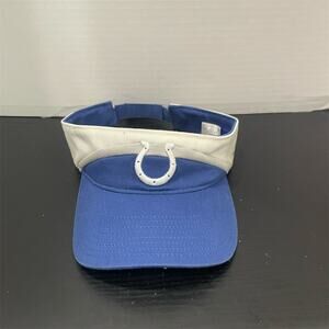 Reebok Indianapolis Colts Blue Visor Hat Cap Unisex Adjustable Strap back